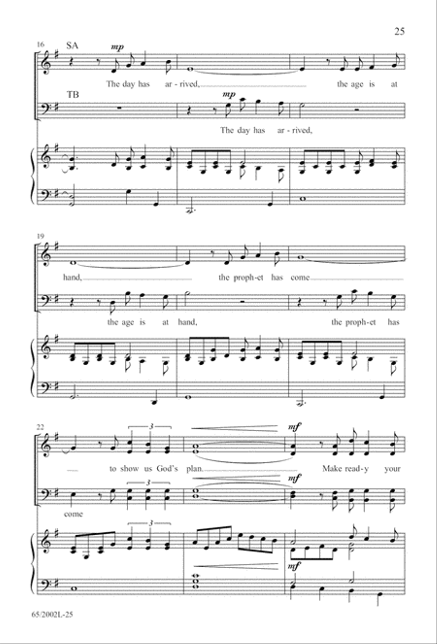 And This Shall Be a Sign And This Shall Be a Sign 4-Part scores gallery preview page 26