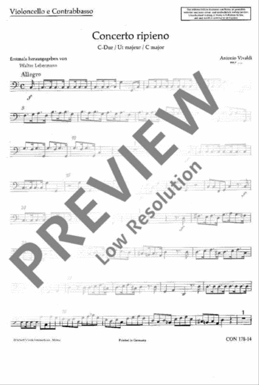 Concerto ripieno Concerto ripieno String Orchestra scores gallery preview page 14