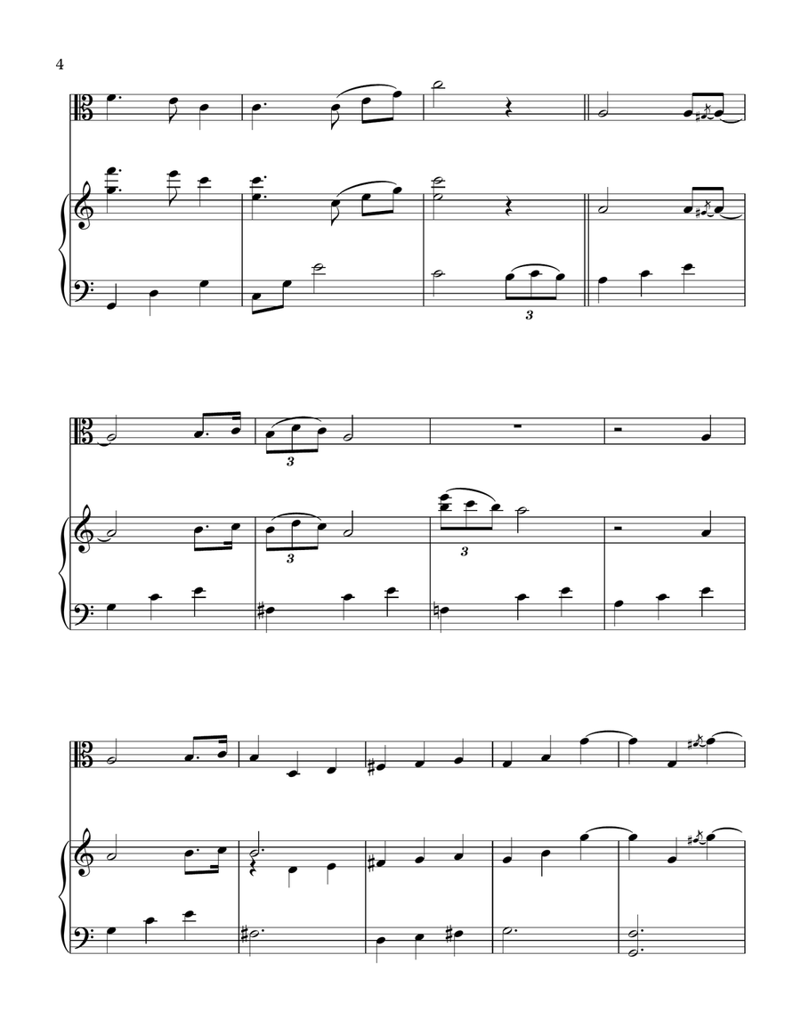 Piano Man Viola Solo scores gallery preview page 5
