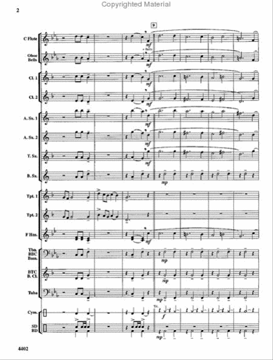 Concordium Concert Band scores gallery preview page 3