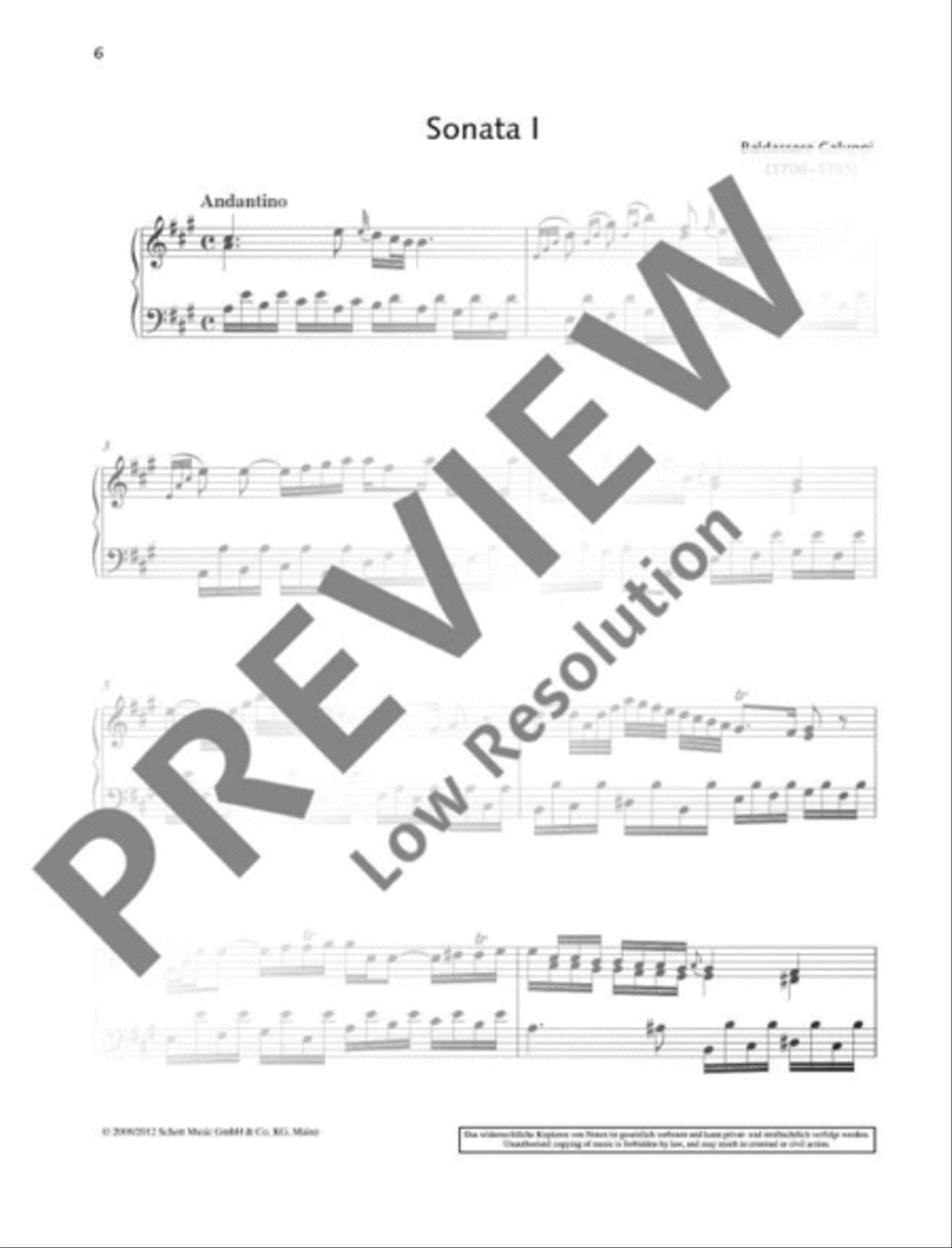 10 Sonatas Harpsichord scores gallery preview page 7