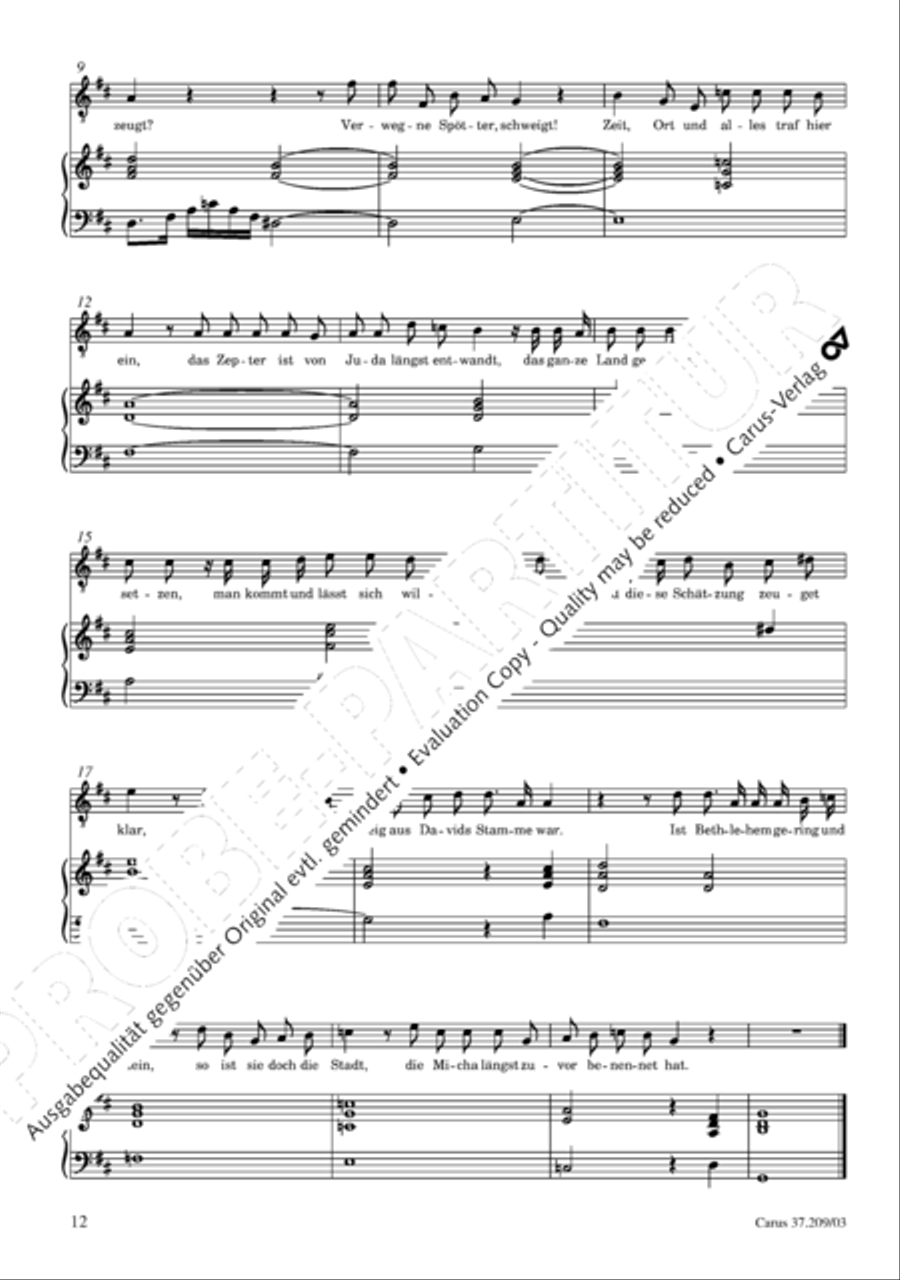 For us a child is born (Uns ist ein Kind geboren) STB scores gallery preview page 13