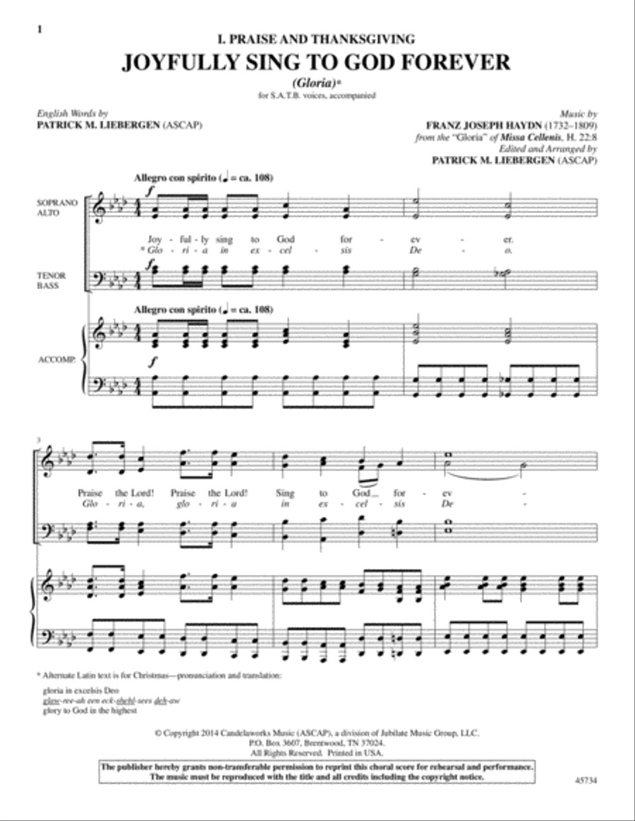Instant Introits and Amens Choir scores gallery preview page 14