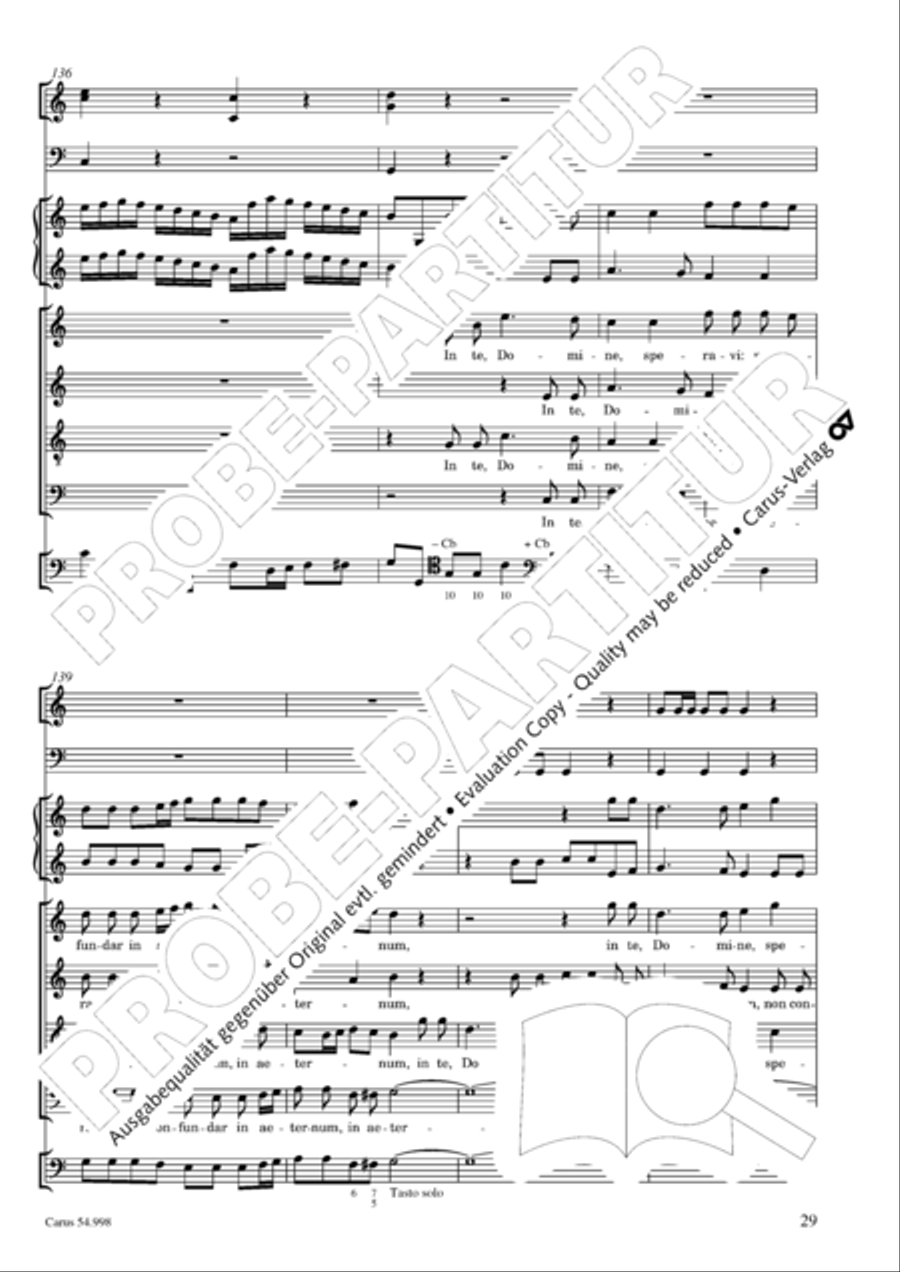 Te Deum in C 4-Part scores gallery preview page 30
