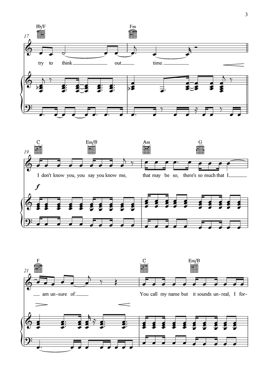 House With No Door Piano, Vocal scores gallery preview page 4