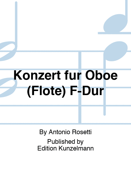 Concerto for oboe (or flute) in F major