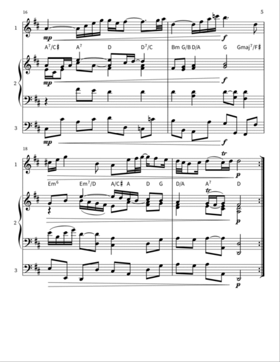 Air On The G String Chamber Music scores gallery preview page 5