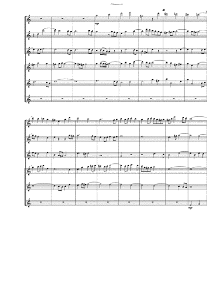 Ricercare a 6 Large Ensemble scores gallery preview page 3