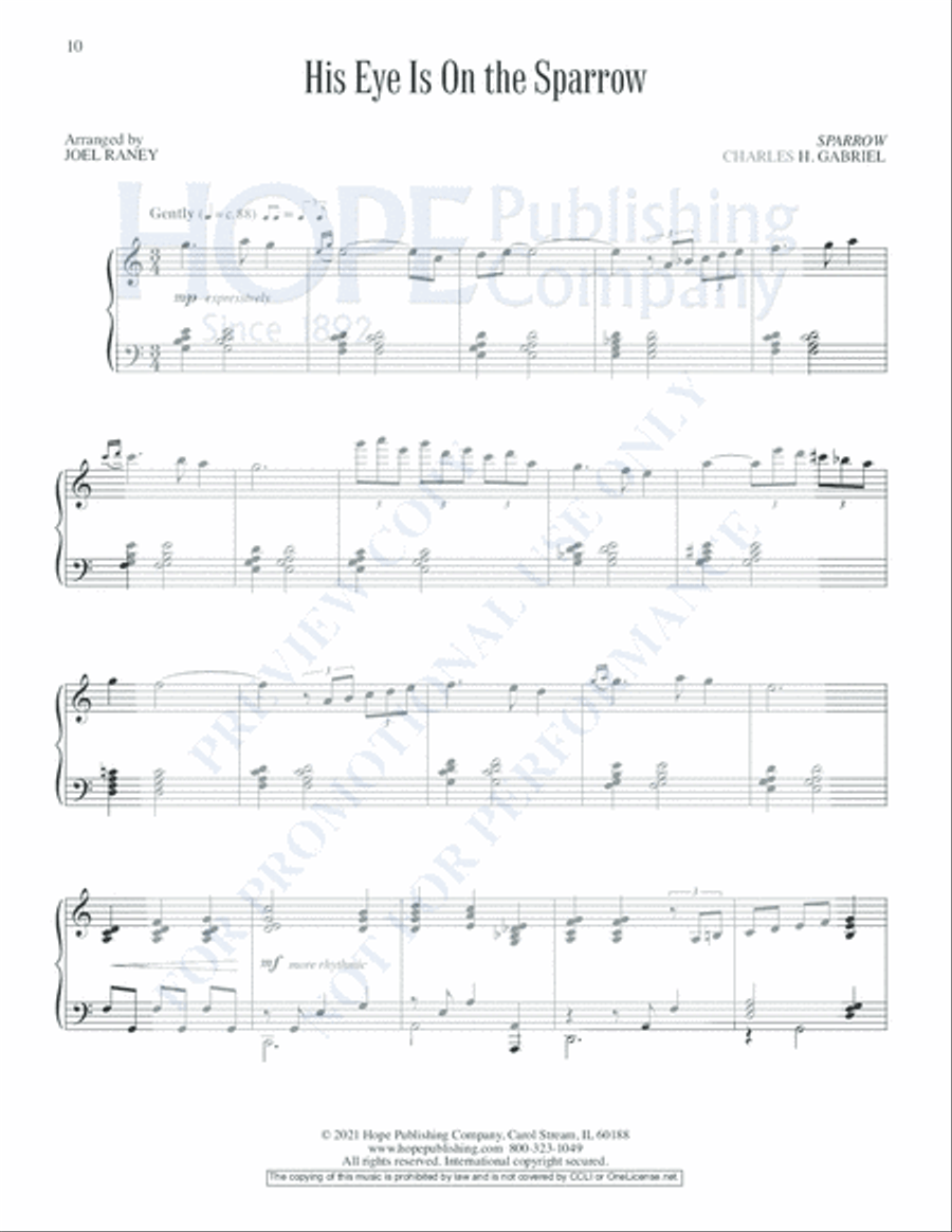Gospel Greats 2 Piano Solo scores gallery preview page 17
