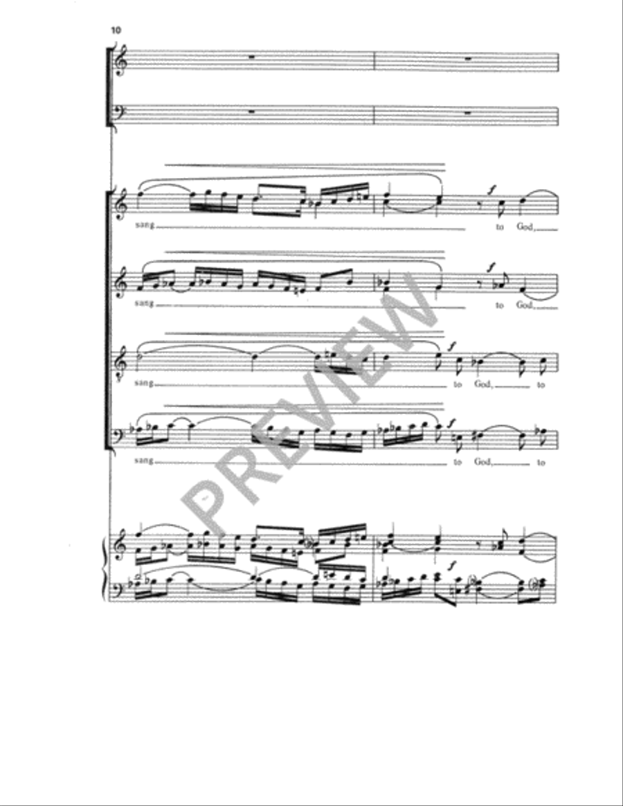 From Lands That See the Sun Arise 4-Part scores gallery preview page 11