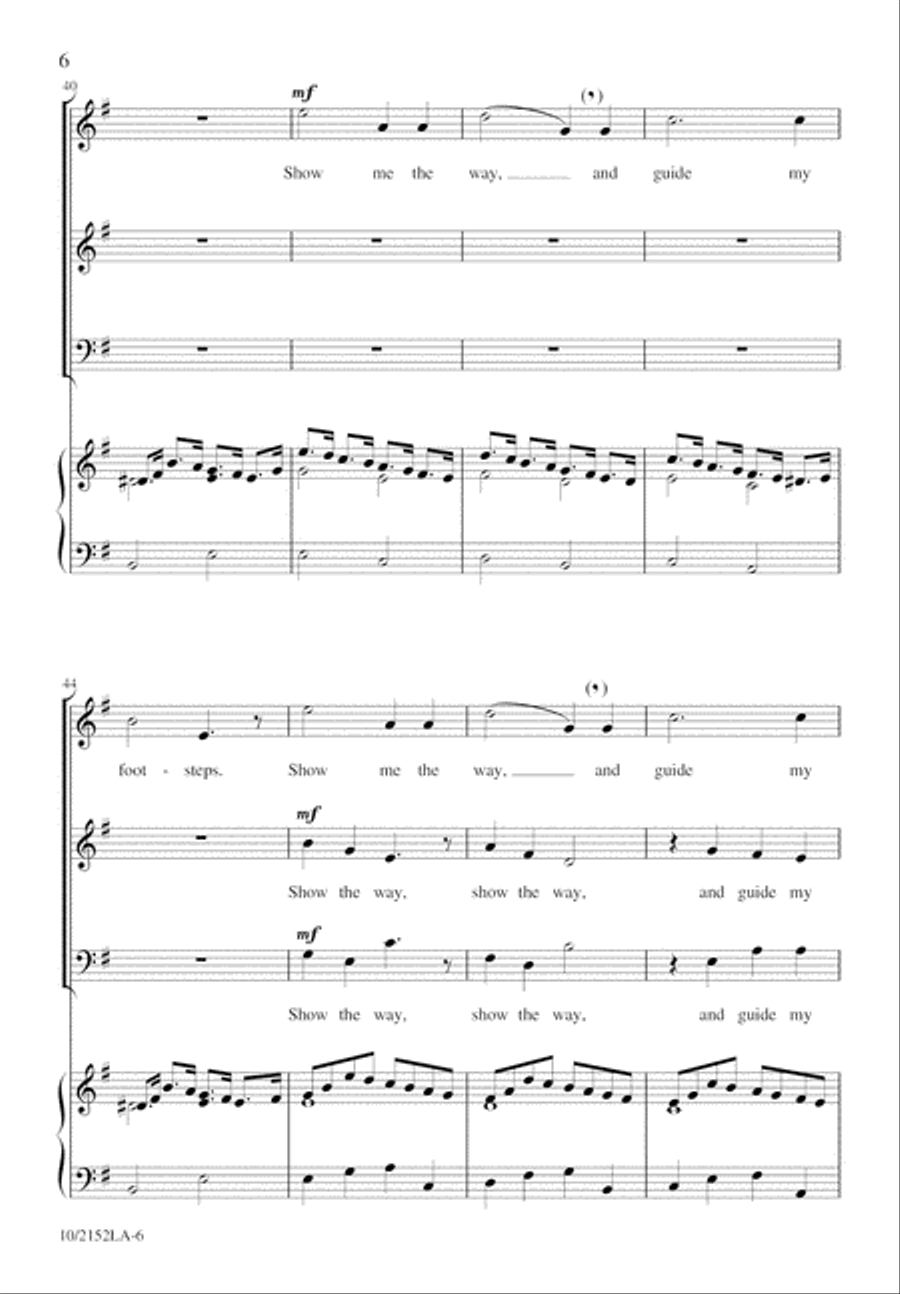 O Lord, Hear Me O Lord, Hear Me 3-Part scores gallery preview page 7