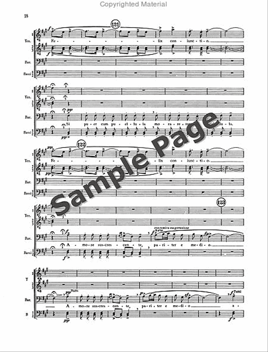 Carmina Burana Children's Choir scores gallery preview page 21