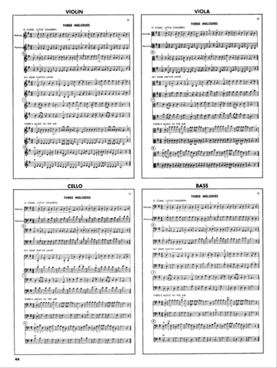 Solo Time for Strings, Book 1 Chamber Orchestra scores gallery preview page 15