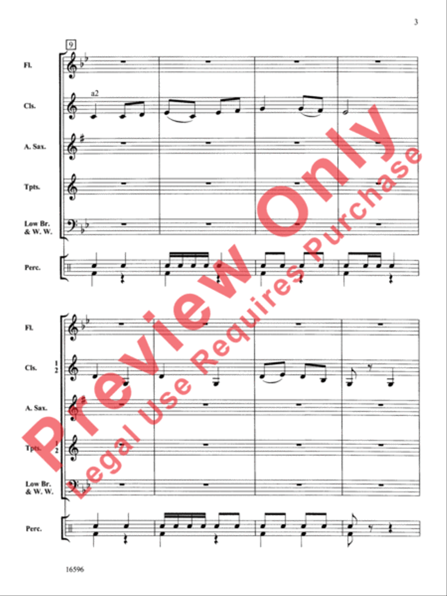 A Shaker March A Shaker March Concert Band scores gallery preview page 4