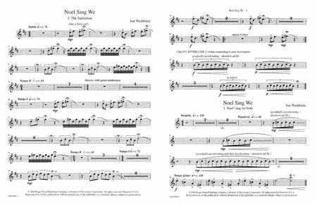Noel Sing We - Flute Part