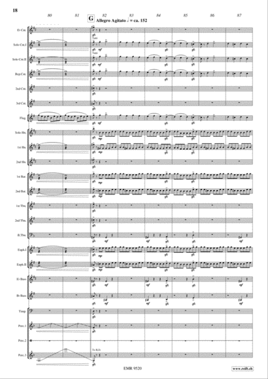 Russian Easter Festival Russian Easter Festival Brass Band scores gallery preview page 18