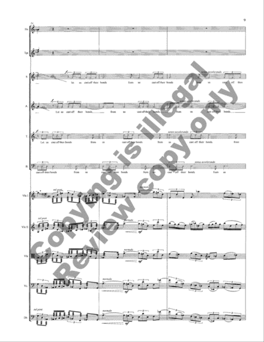 Canticles (Study Score) Choir scores gallery preview page 9