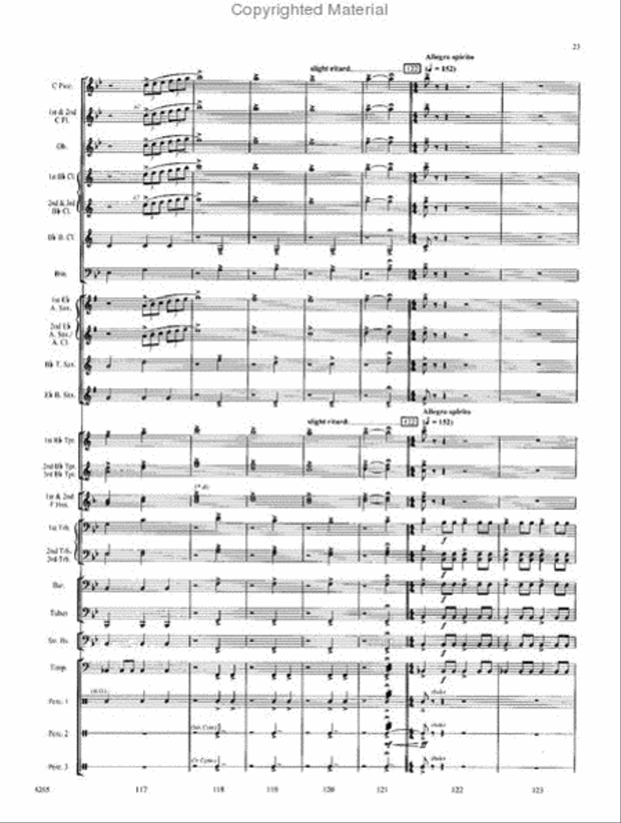 River of Life Concert Band scores gallery preview page 22