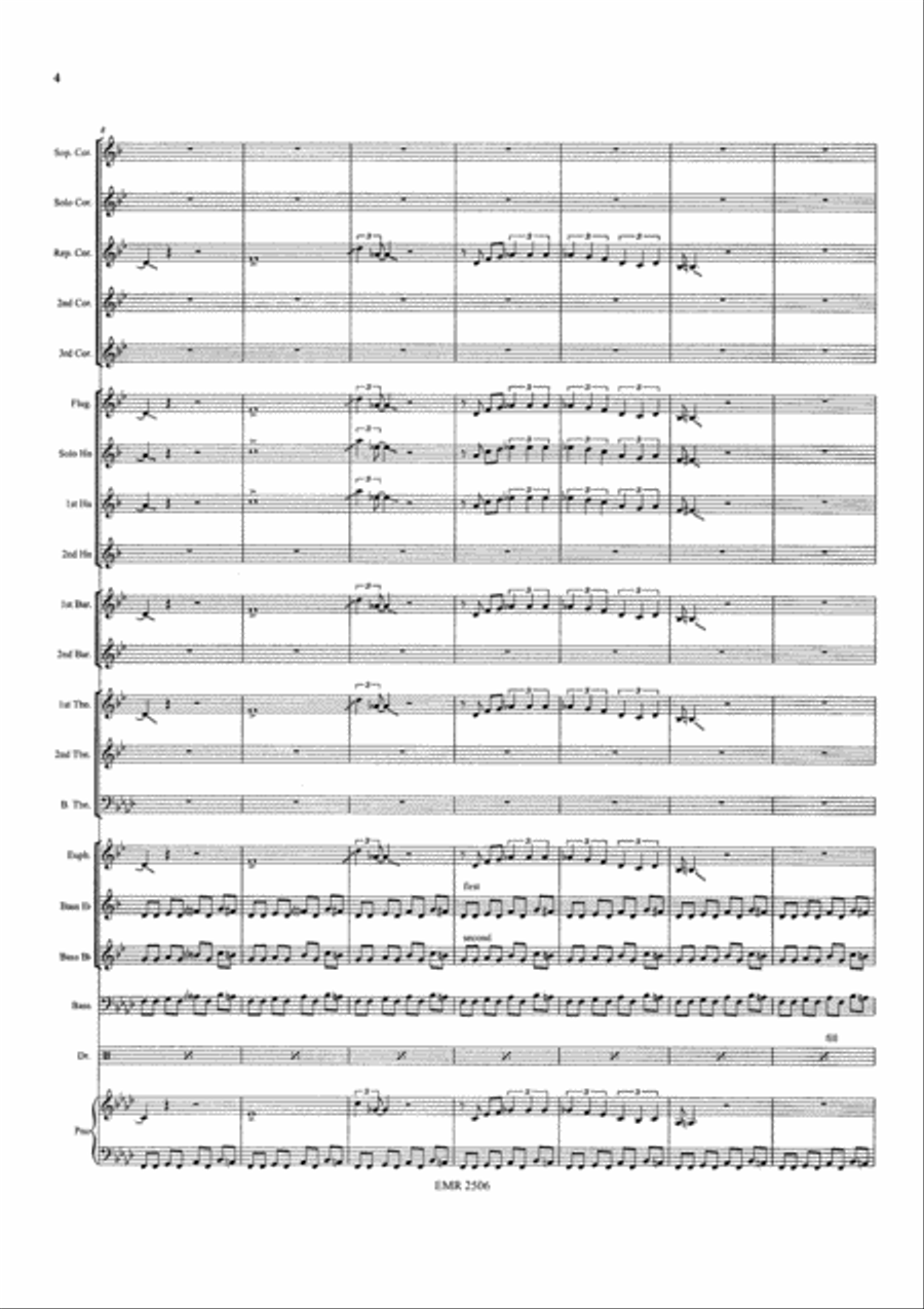 Peter Gunn Brass Band scores gallery preview page 5