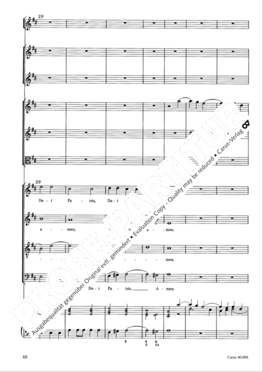 Introduzione e Gloria 4-Part scores gallery preview page 89