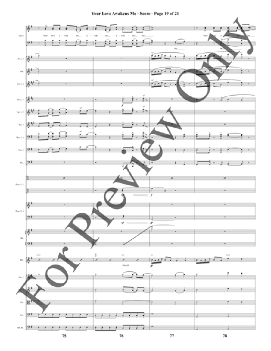 Road to Calvary - Orchestration by Daniel Semsen Choir - Sheet Music page 20