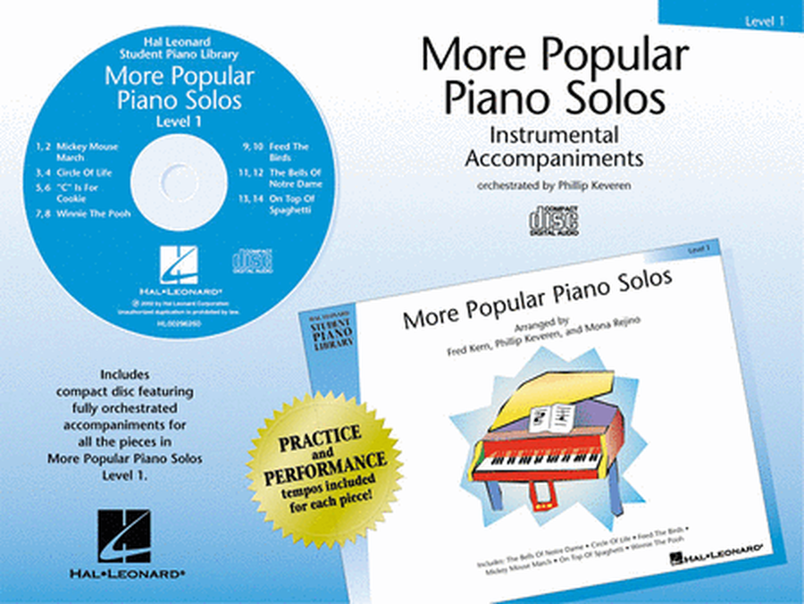 More Popular Piano Solos Level 1 CD