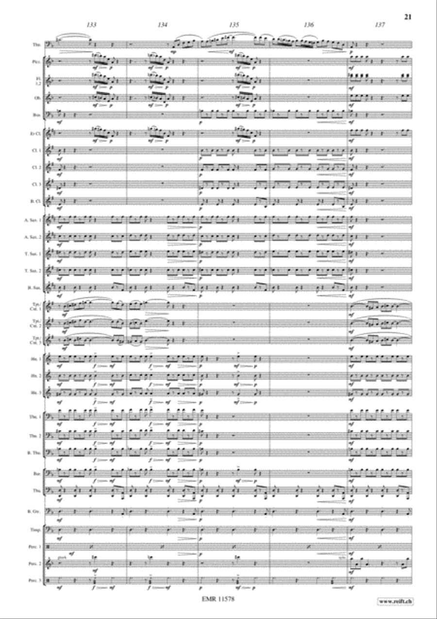 Cirrus Cirrus Concert Band scores gallery preview page 21