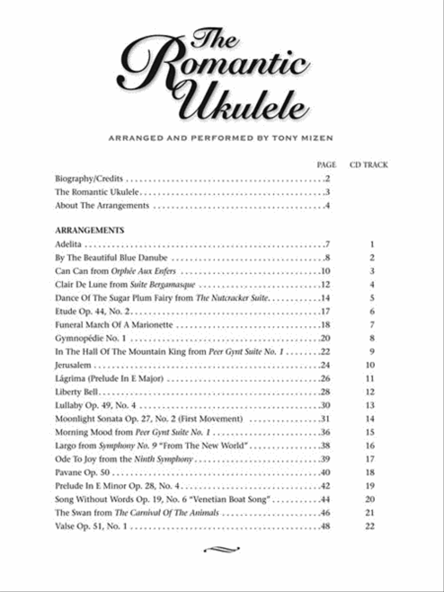 The Romantic Ukulele The Romantic Ukulele Acoustic Guitar scores gallery preview page 3
