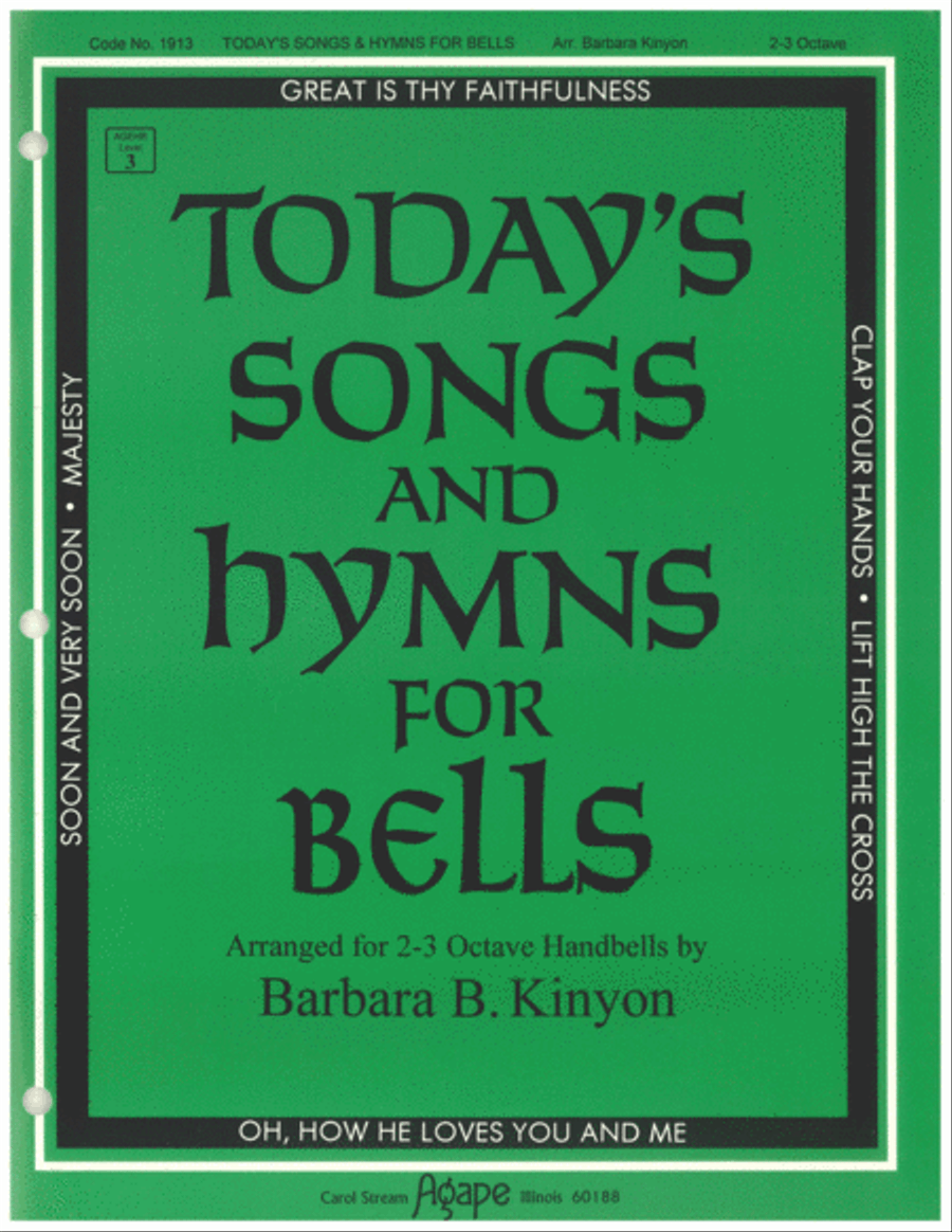 Today's Songs and Hymns for Bells 3-Octaves scores gallery preview page 1