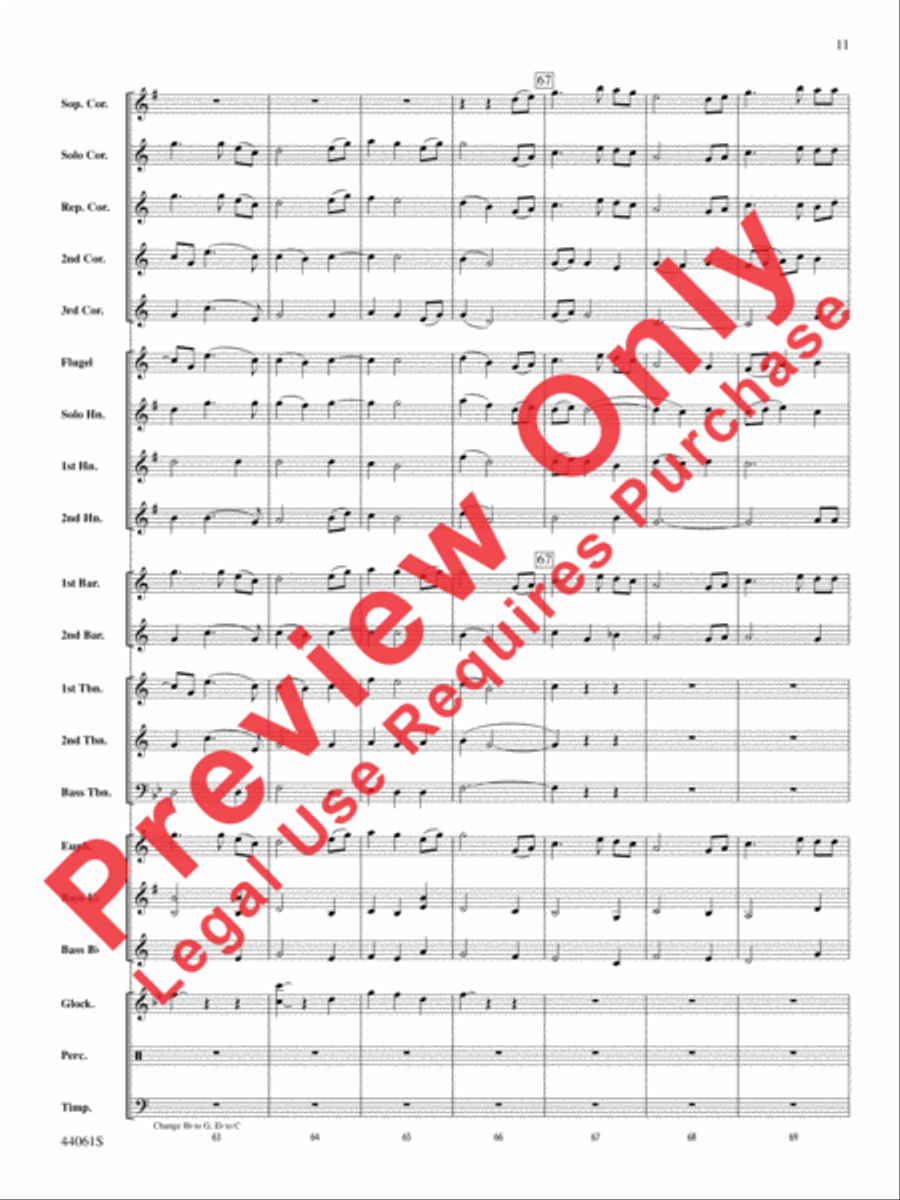 Alone Yet Not Alone (from Alone Yet Not Alone) Concert Band scores gallery preview page 12