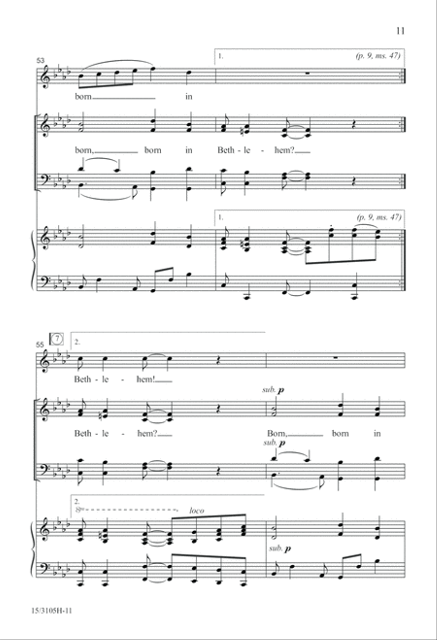 What You Gonna Call Your Pretty Little Baby? 4-Part scores gallery preview page 12