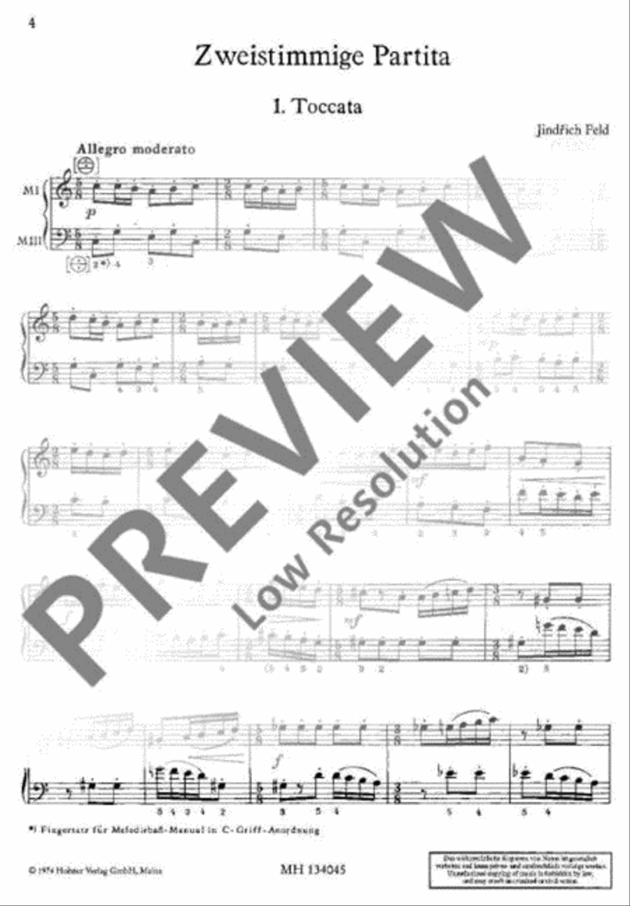 Two-Part Partita Accordion scores gallery preview page 5