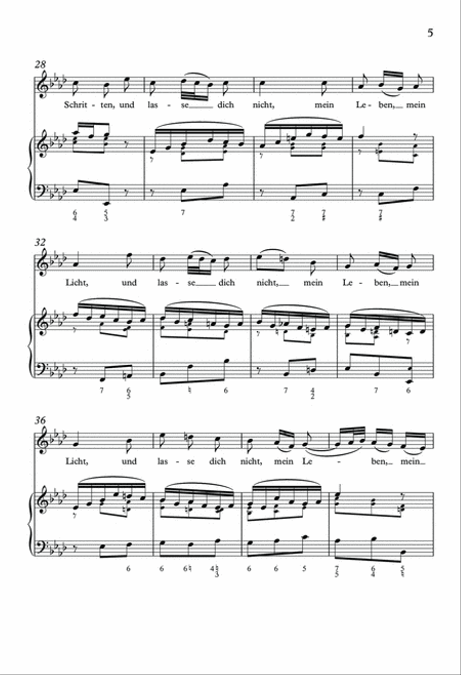 Ich Folge Dir Gleichfalls Unison Choir scores gallery preview page 5