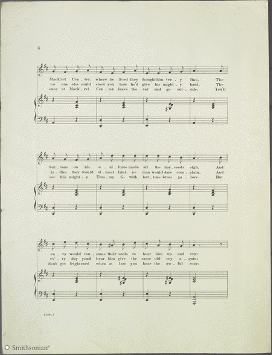 All Aboard for Podunk Piano, Vocal scores gallery preview page 3