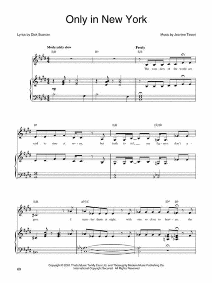 Thoroughly Modern Millie - Vocal Selections Piano, Vocal scores gallery preview page 6