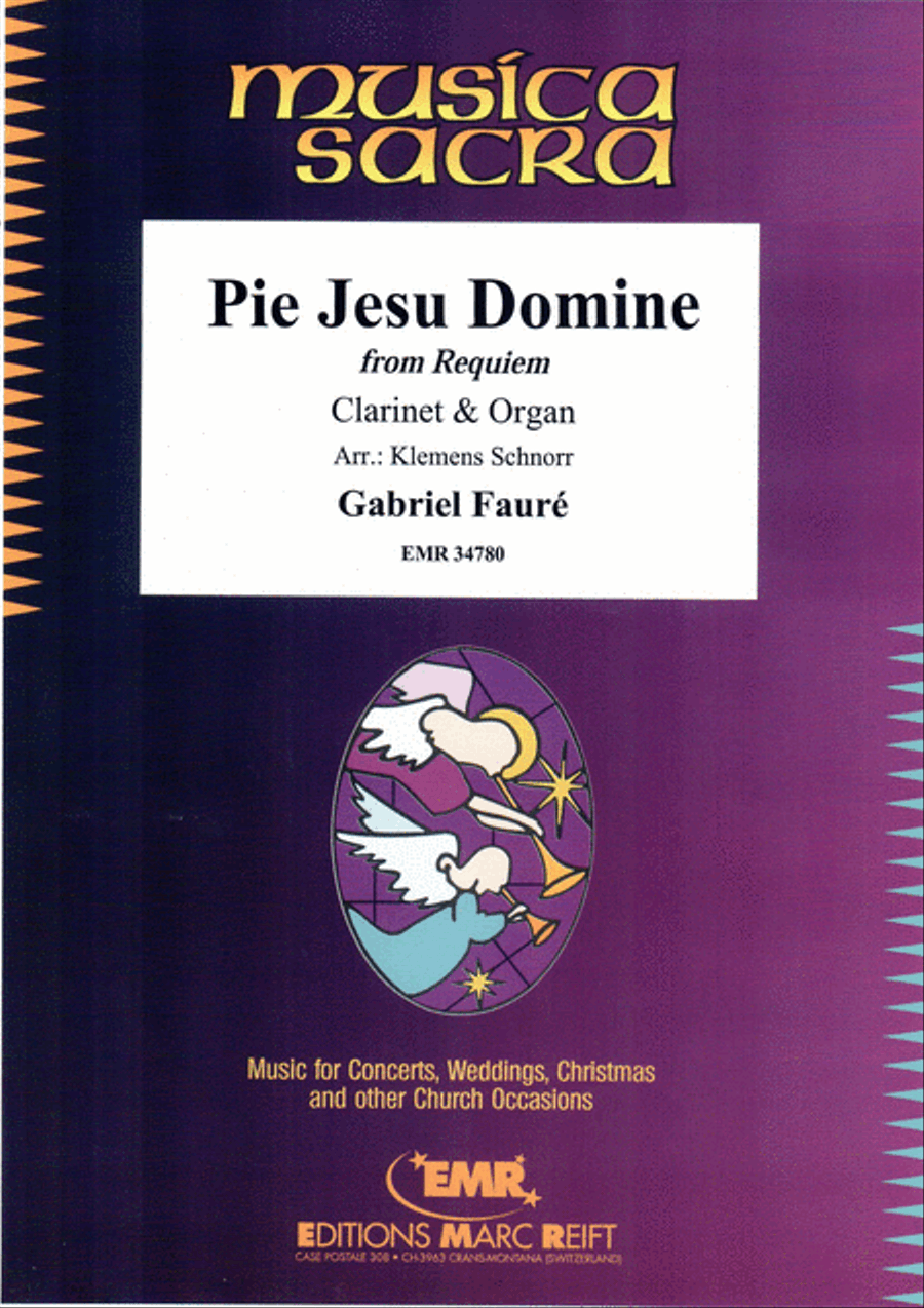 Pie Jesu Domine Clarinet scores gallery preview page 1
