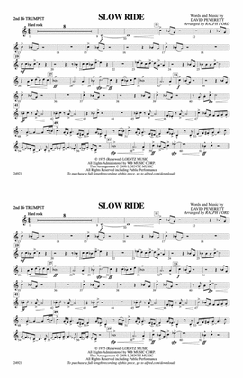 Slow Ride: 2nd B-flat Trumpet