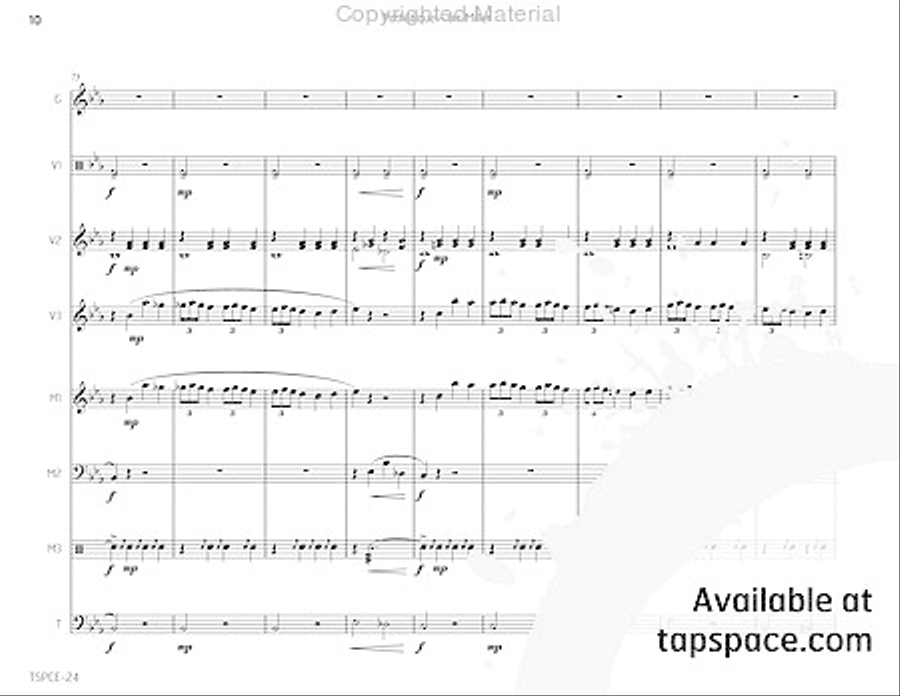 Pathetique Percussion Ensemble scores gallery preview page 15