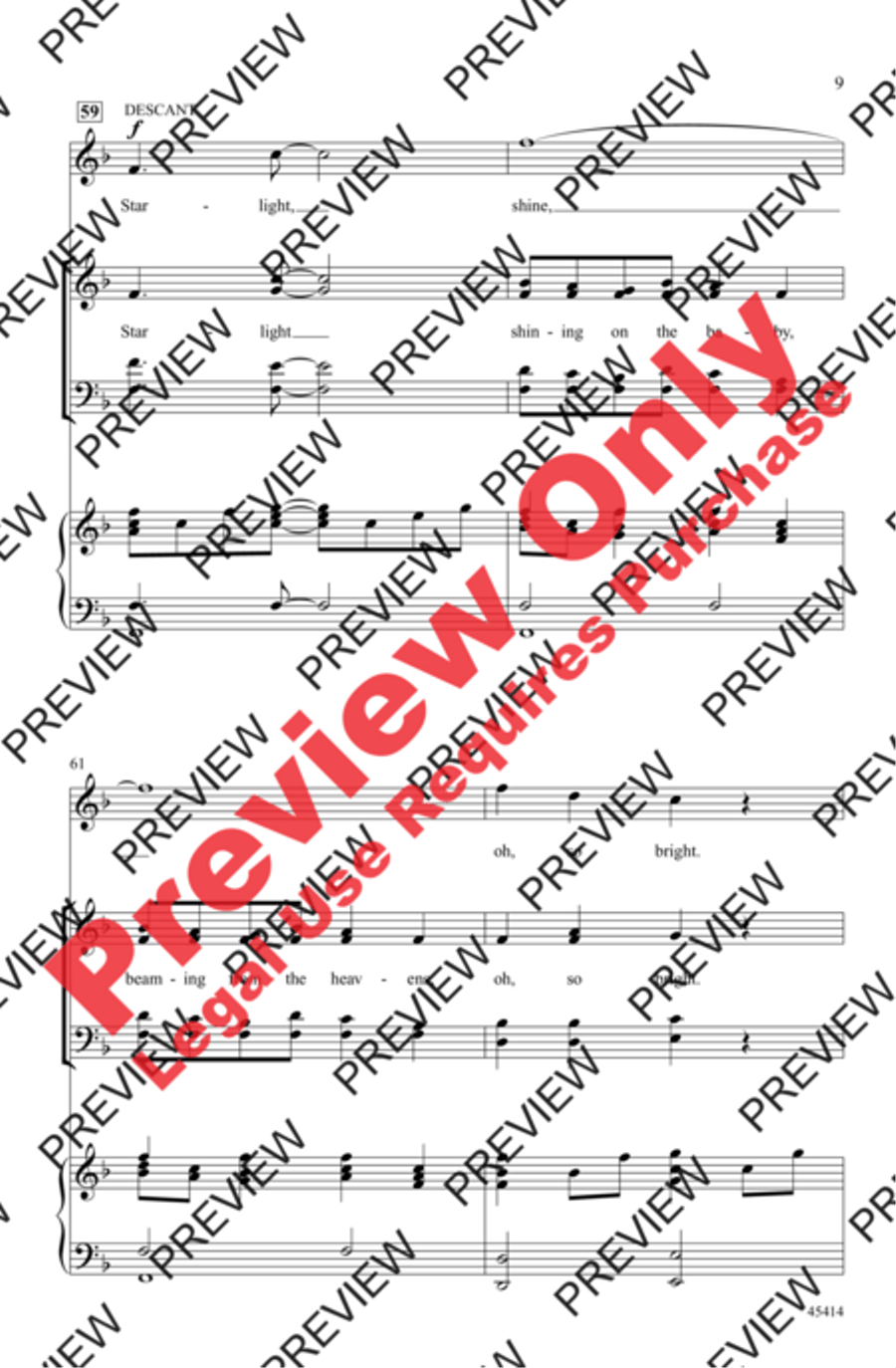 Starlight - SoundTrax CD (CD only) Choir scores gallery preview page 9