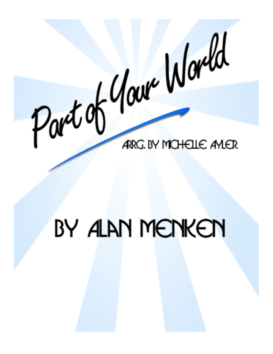 Part Of Your World Piano Solo scores gallery preview page 1