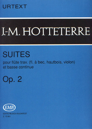 Book cover for Suites for Flute (Recorder, Oboe, Violin) and Basse Continue, Op. 2