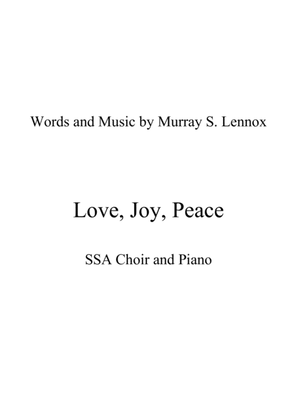 Book cover for Love, Joy, Peace