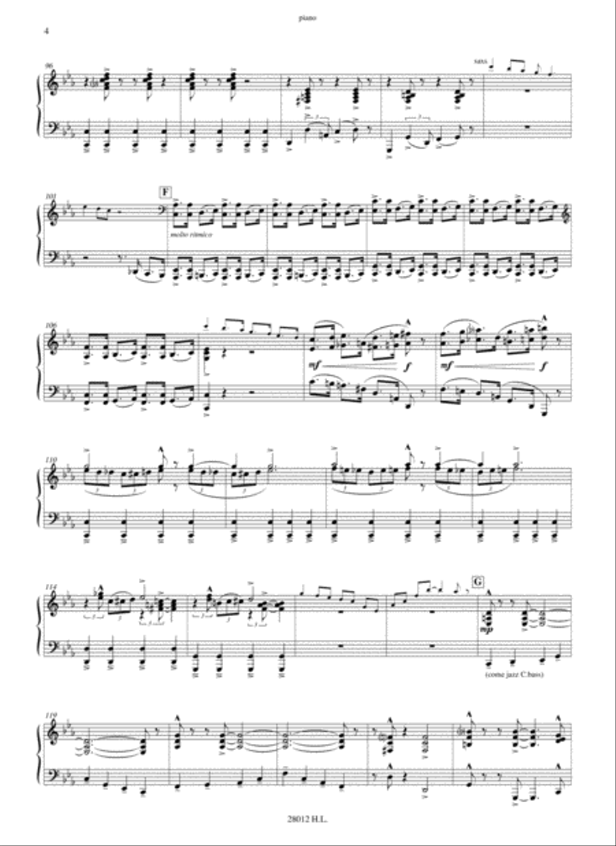 Memorias (Triptico) Memorias (Triptico) Saxophone scores gallery preview page 5