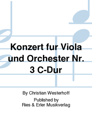 Konzert für Viola und Orchester No. 3 in C-dur