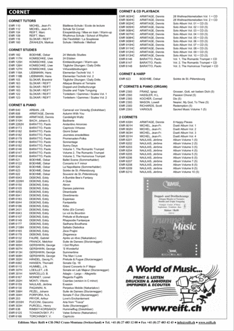 Soiree de St.-Petersbourg Cornet scores gallery preview page 6