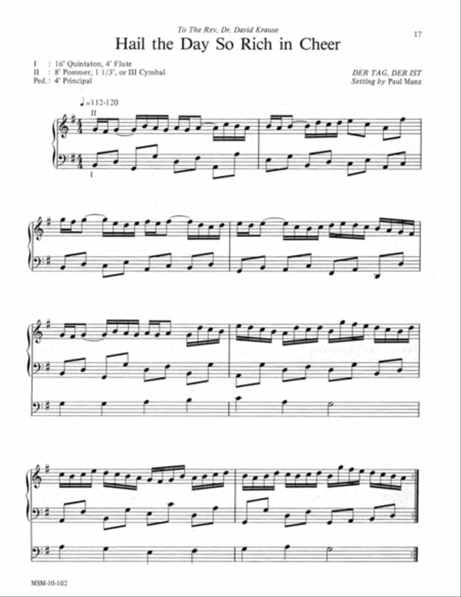 Improvisations for the Christmas Season, Set 3 Organ scores gallery preview page 7