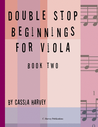 Book cover for Double Stop Beginnings for the Viola, Book Two