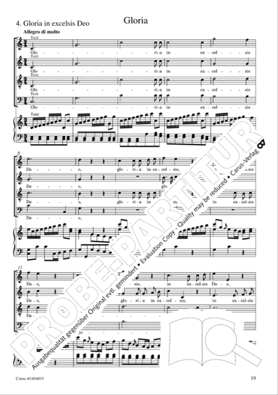 Grosse Mariazeller Messe in C 4-Part scores gallery preview page 28