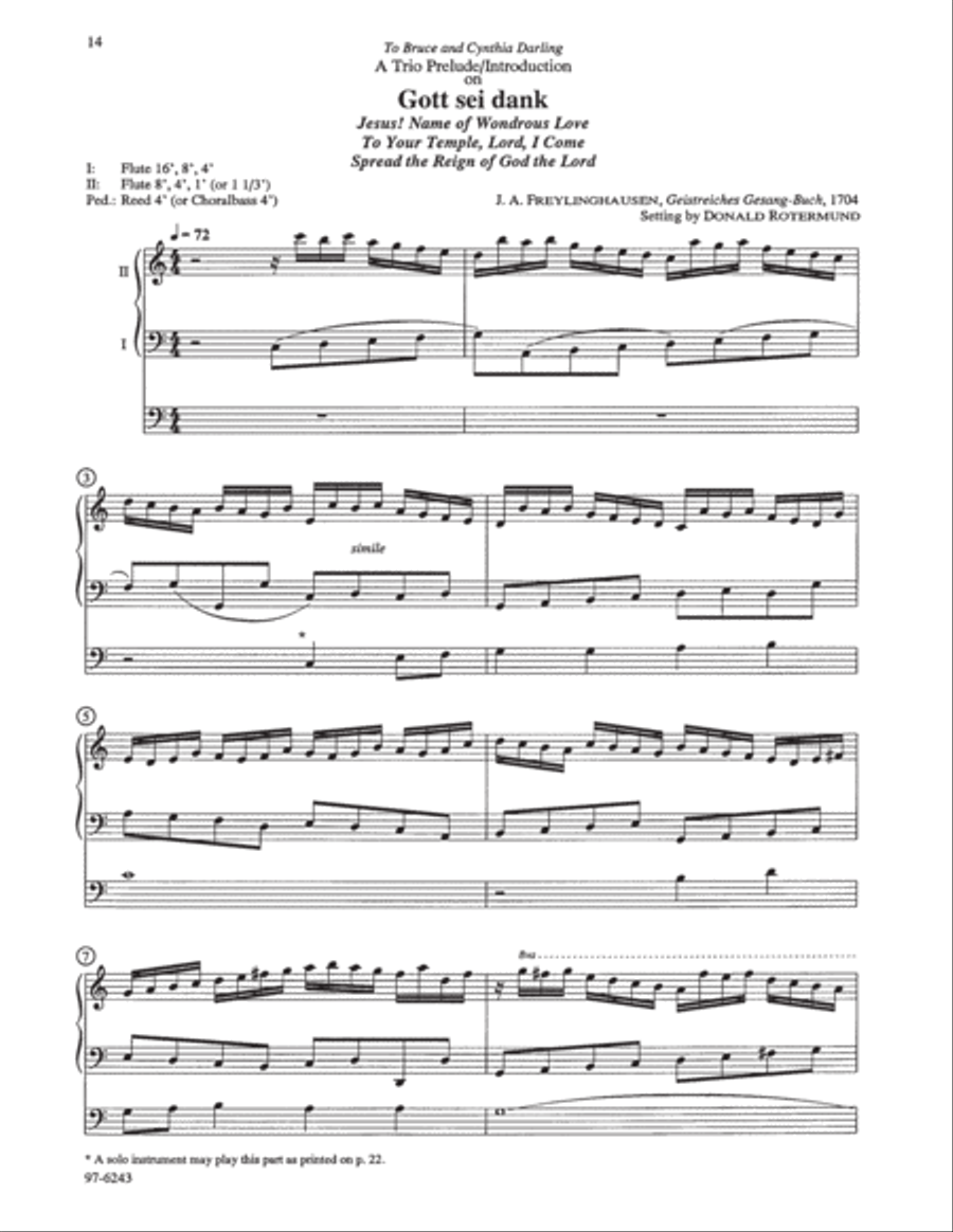 Seven Hymn Preludes, Set 3 Organ scores gallery preview page 6