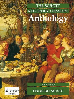 Book cover for The Schott Recorder Consort Anthology